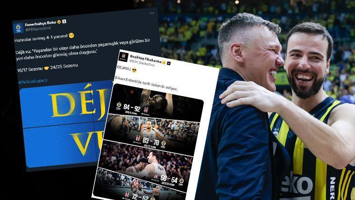 Fenerbahçe Beko'dan şampiyonluk sonrası Beşiktaş'a gönderme: Dejavu! 1 fenerbahce bekodan sampiyonluk sonrasi besiktasa gonderme dejavu