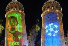 galatasaraydan galata kulesinde sampiyonlar ligi ve leroy saneli gorsel sov PHXP1FvM