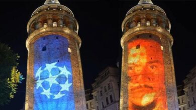 galatasaraydan galata kulesinde sampiyonlar ligi ve leroy saneli gorsel sov gizemli yuz MltikNmk