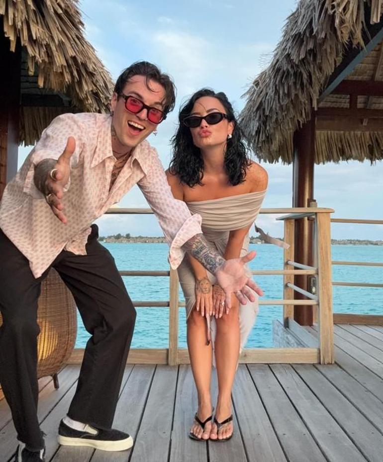 Günler sonra paylaştı! Demi Lovato'nun balayı keyfi 2 gunler sonra paylasti demi lovatonun balayi keyfi 0 pL5T2GJb