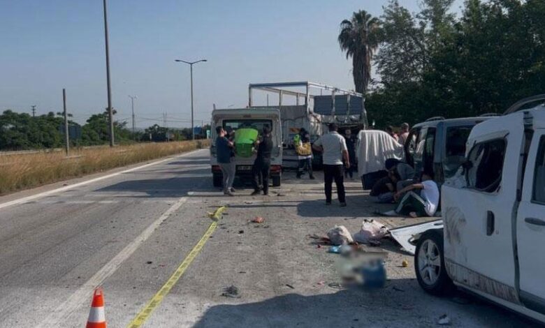 hatayda kamyon 3 araca carpti meyyit ve yaralilar var xiWrsdn5