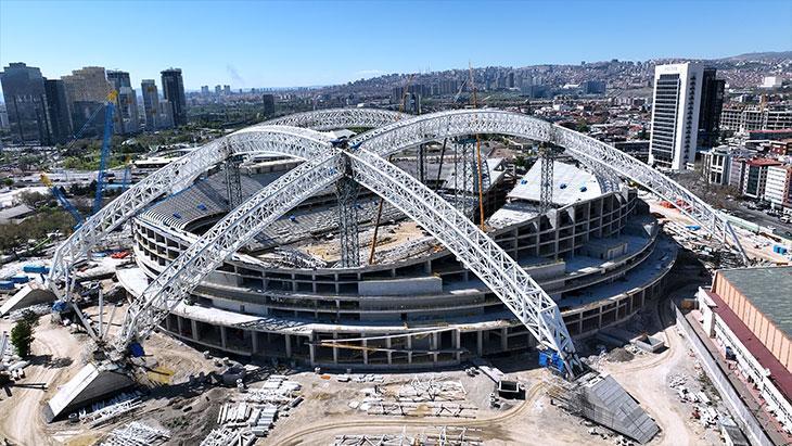 İki bakandan ortak paylaşım: Başkentimizin yeni stadyumu süratle yükseliyor 1 iki bakandan ortak paylasim baskentimizin yeni stadyumu suratle yukseliyor S6r21Pgt
