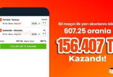 iki macin birinci yari skorlarini bildi 60725 oranla 156407 tl kazandi zsLdux1P