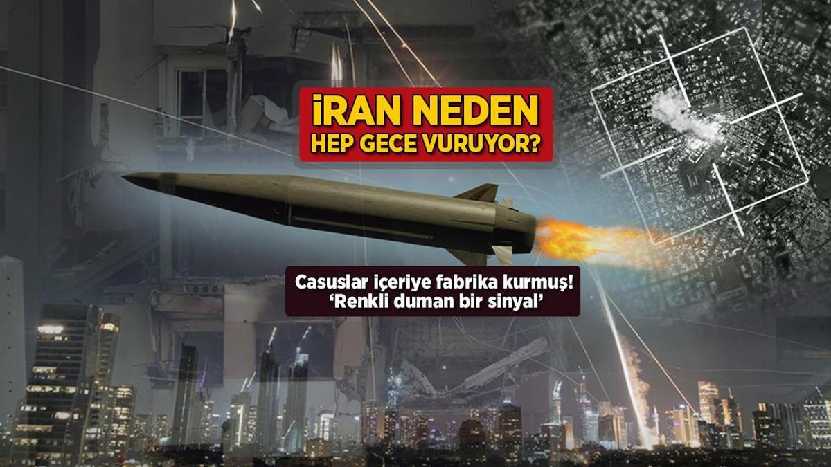 İran neden daima gece vuruyor? Casuslar içeriye fabrika kurmuş: ‘Renkli duman bir sinyal’