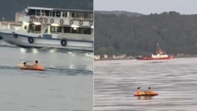 istanbulda sisme botla denize acilan 2 cocuk kurtarildi CSMfsHxU