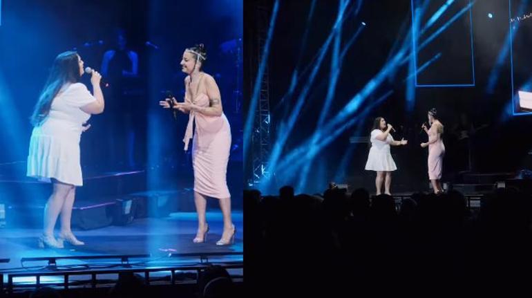 Melike Şahin'den sahnede sürpriz! 'Peşindeyim ablası' 2 melike sahinden sahnede surpriz pesindeyim ablasi 0 wJpI4hBD
