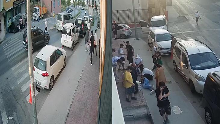 minibusle gelen kume tekme tokat saldirdi guvenlik kamerasi her seyi kaydetti ru7KuIFc