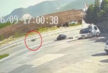 samsunda feci motor kazasi suruklendigi anlar kamerada zrpRRI9V