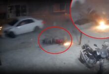 serit ihlali yapan araba 2 motosiklete carpti 1 meyyit 3 yarali JcWQTYkI