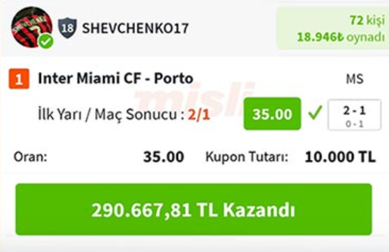 SHEVCHENKO17 İY / MS iddialarıyla kazandırmaya devam ediyor! Tek maçta 35.00 oranı bildi… 2 shevchenko17 iy ms iddialariyla kazandirmaya devam ediyor tek macta 3500 orani bildi 0 PsNwla88