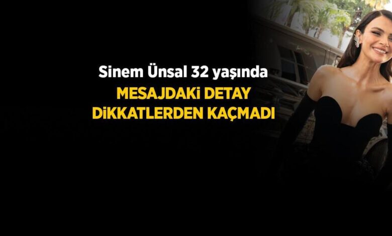 Sinem Ünsal 32 yaşında! Sevgilisi Berk Cankat'tan duygusal ileti: Dikkatlerden kaçmayan ayrıntı 1 sinem unsal 32 yasinda sevgilisi berk cankattan duygusal ileti dikkatlerden kacmayan ayrinti VhQaYYt3
