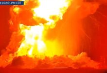 spacexin starship roketi test sirasinda patladi patlama ani kameralara yansidi yGY8k243
