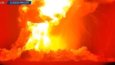 spacexin starship roketi test sirasinda patladi patlama ani kameralara yansidi yGY8k243