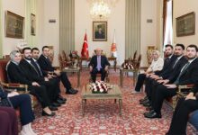 tbmm baskani kurtulmus ak parti genclik kollari liderini kabul etti HLi6zVKJ
