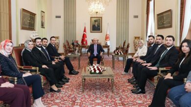 tbmm baskani kurtulmus ak parti genclik kollari liderini kabul etti HLi6zVKJ