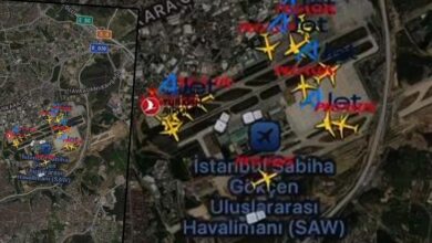 ucak pistten ayrilmadan geri donmek zorunda kaldi doha su anda kapali efendim SrblODyZ