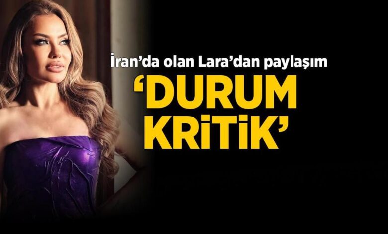 Ünlü müzikçi Lara İran'da savaşın ortasında kaldı! 'Telefon yok, internet yok' 1 unlu muzikci lara iranda savasin ortasinda kaldi telefon yok internet yok mQKba6cp