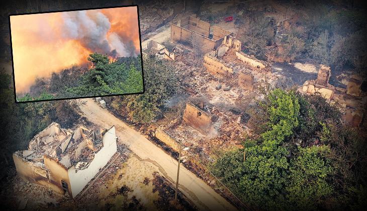 yanginlarda yuzlerce hayvan yanarak oldu koyler bosaltildi 13 mesken kul oldu 913yaj9X