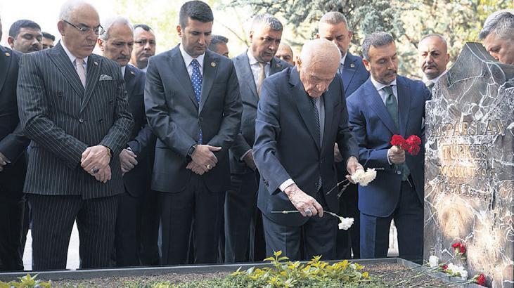 Yeni periyot için ‘4 adım’ çağrısı! MHP lideri Devlet Bahçeli, Türkeş’in kabrini ziyaret etti 1 yeni periyot icin 4 adim cagrisi mhp lideri devlet bahceli turkesin kabrini ziyaret etti O1hAwzRN