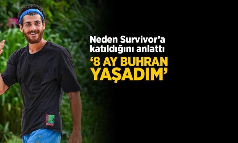 Yiğit Poyraz neden Survivor'a katıldığını açıkladı! '8 ay boyunca buhran yaşadım' 1 yigit poyraz neden survivora katildigini acikladi 8 ay boyunca buhran yasadim RK7j2iLz