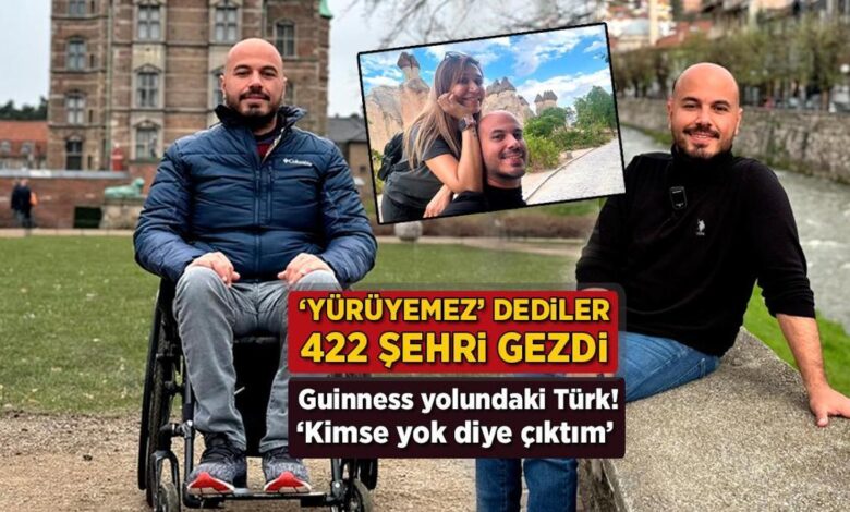 40 metreden düştü, 8 saatte çıkarıldı! Guinness yolunda: Tekerlekli sandalyeyle 422 kent 1 40 metreden dustu 8 saatte cikarildi guinness yolunda tekerlekli sandalyeyle 422 kent LGeAU7wC