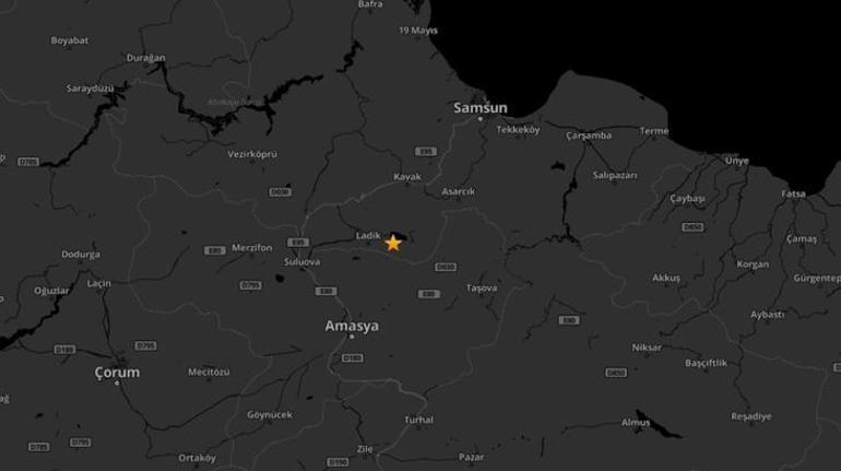 AFAD duyurdu! Samsun Ladik'te 3.6 büyüklüğünde zelzele 2 afad duyurdu samsun ladikte 36 buyuklugunde zelzele 0 ZkFqaWPq