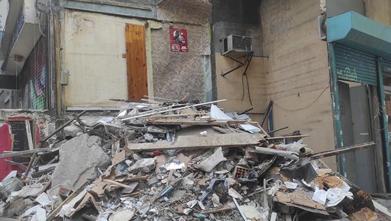 beyoglunda bufedeki patlamanin hasari gunduz ortaya cikti mahalle savas alanina dondu 3 6W96Iy53
