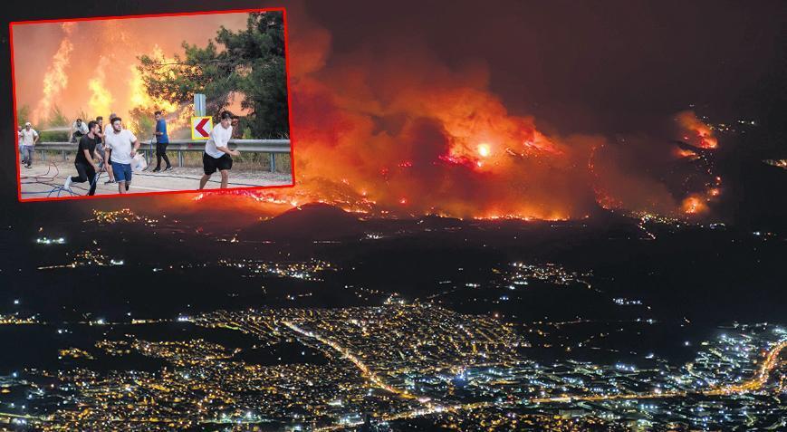 Bursa’da alevlerden kaçış! 1300 kişi tahliye edildi