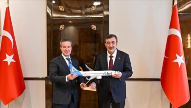 cumhurbaskani yardimcisi yilmaz ajet genel muduru sarpi kabul etti LL9d5TiS