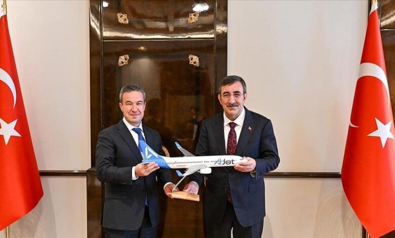 cumhurbaskani yardimcisi yilmaz ajet genel muduru sarpi kabul etti LL9d5TiS
