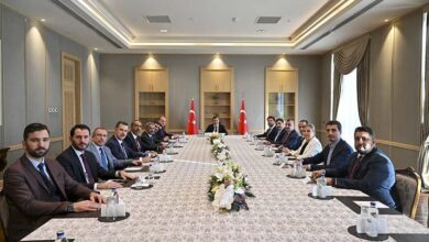 cumhurbaskani yardimcisi yilmaz ak parti genel lider yardimcisini kabul etti jr7xBlbB