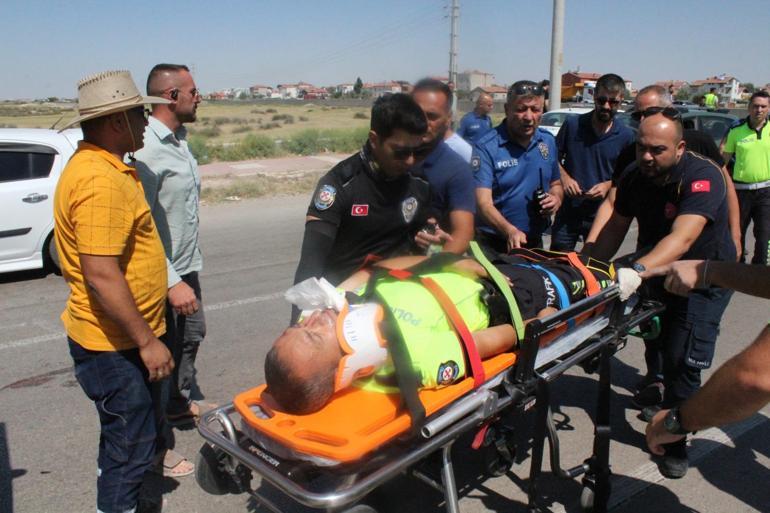 Ehliyetsiz motosiklet şoförü polise çarptı! 'Dur' ihtarına uymadı 3 ehliyetsiz motosiklet soforu polise carpti dur ihtarina uymadi 1 C8dBSB8R
