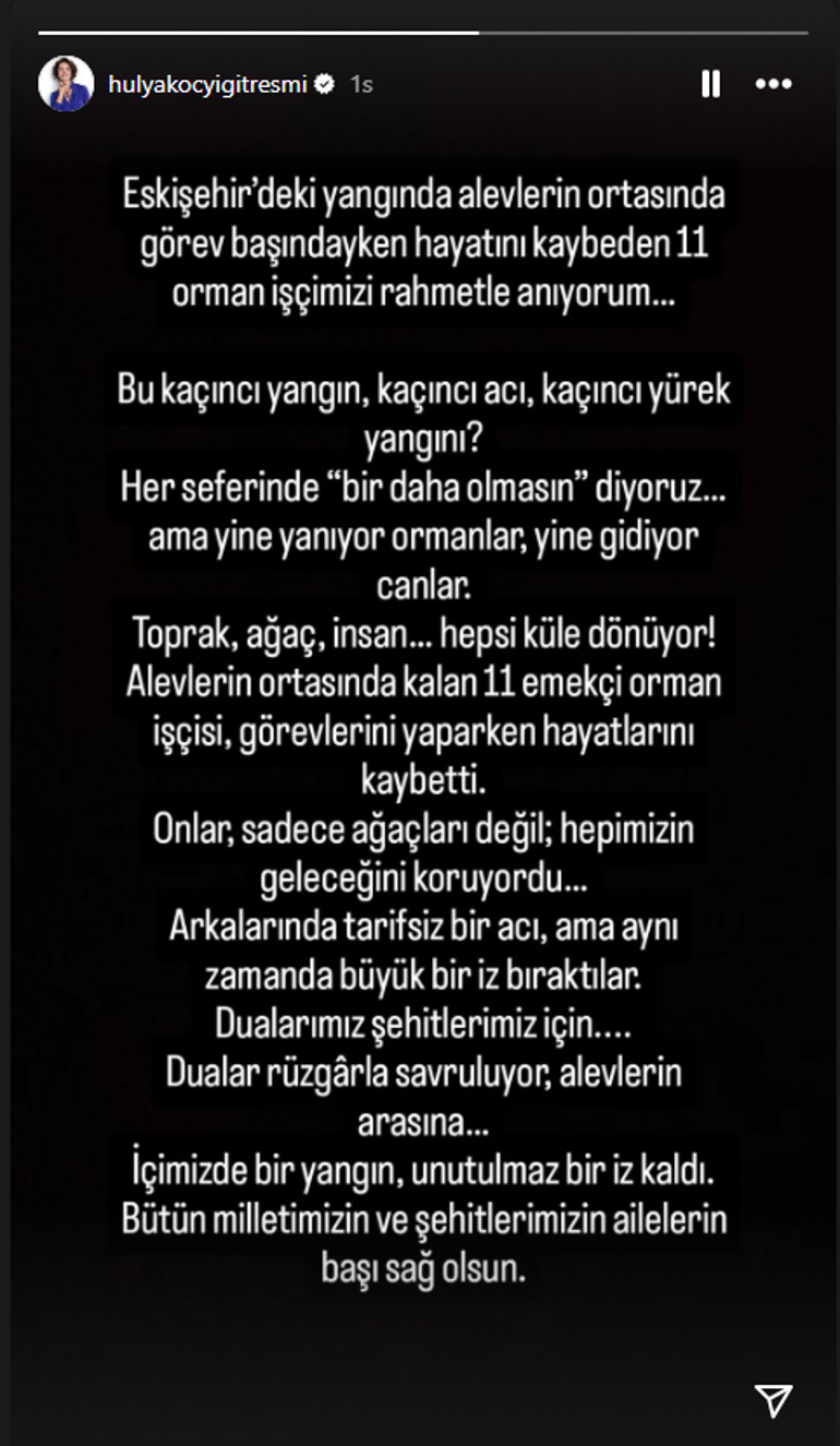 eskisehirdeki orman yangininda 10 sehit unlulerden taziye iletileri yagdi 2 6YXmKvRB