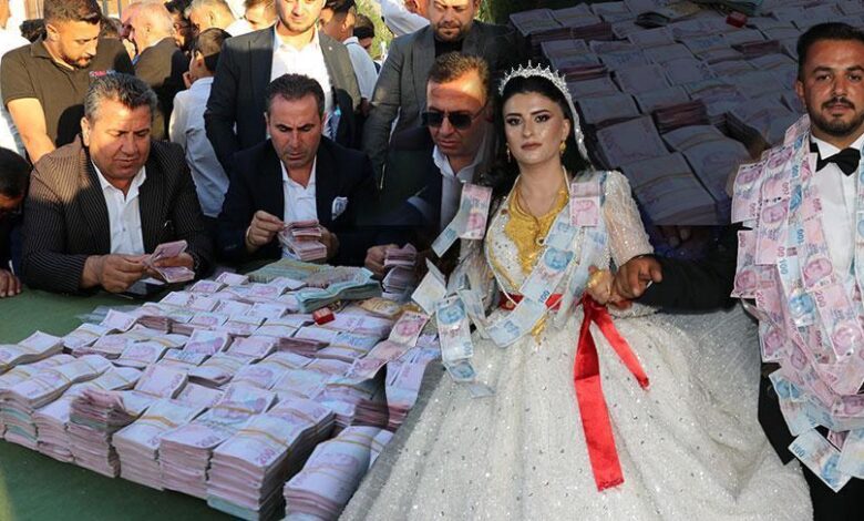 gelini altina damadi paraya bogdular dugun 2 gun surdu 1 ton et tuketildi J2PpuV2H