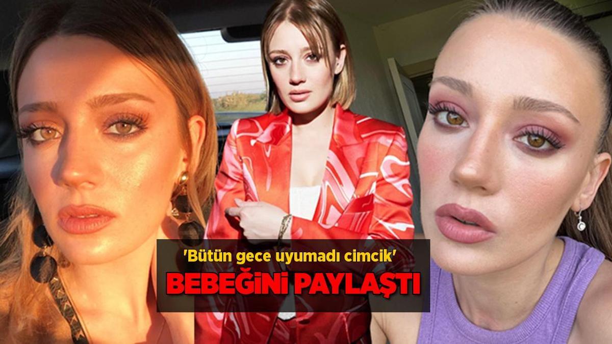 Gizem Karaca bebeği ile keyifli anlarını paylaştı! ‘Bütün gece uyumadı cimcik’