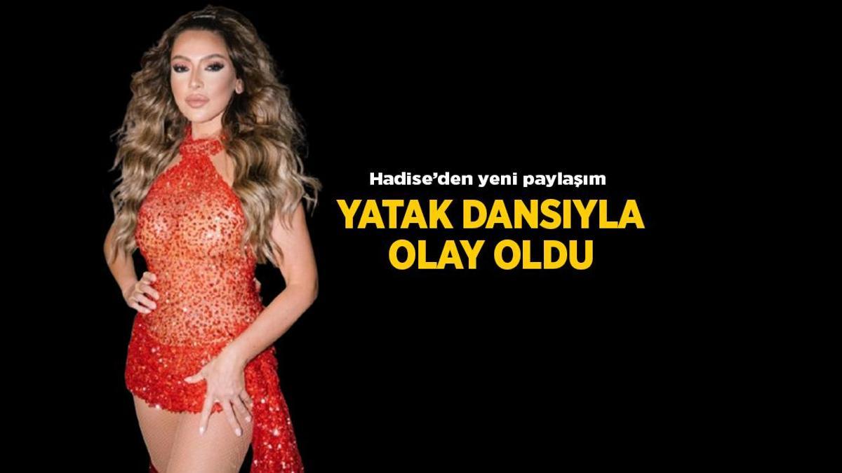 Harbiye konserindeki yatak dansı olay olmuştu! Hadise’den yeni Instagram paylaşımı