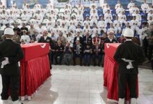 hatayda sehit erler hayrullah halit karaman ve semih erdogan merasimle memleketlerine ugurlandi JZp1SNgP