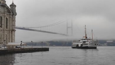 istanbulda sis bogazda gorus arasi dustu JjyZGJOJ