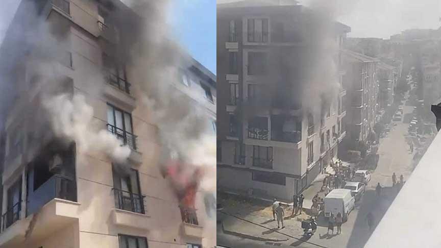 istanbulda yangin panigi 2 kisi pencereden atladi 1i agir 3 yarali 0 P89LRfTR