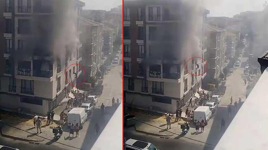 İstanbul’da yangın paniği! 2 kişi pencereden atladı; 1’i ağır 3 yaralı