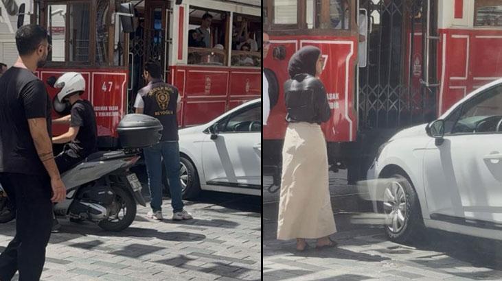 İstiklal'de fren yerine gaza basan şoför tramvaya çarptı 1 istiklalde fren yerine gaza basan sofor tramvaya carpti A38Gg62K