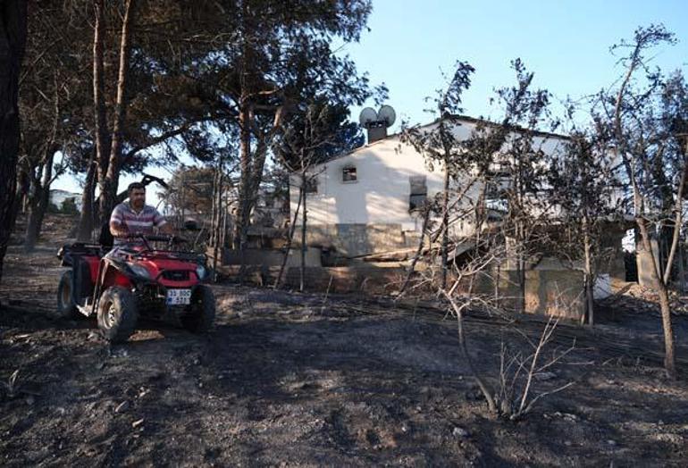 izmir antalya manisa yangin bolgesinden yurek yakan goruntuler tekerlekli sandalyedeki yasli adam son anda