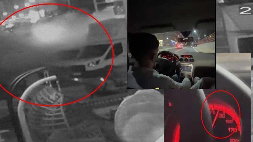 Kent merkezinde 130 kilometre süratle makas atan maganda dehşet saçtı!