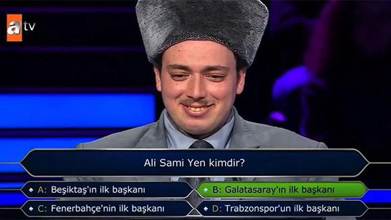 Kim Milyoner'de Ali Sami Yen sorusu gündem oldu! 4 kim milyonerde ali sami yen sorusu gundem oldu 2