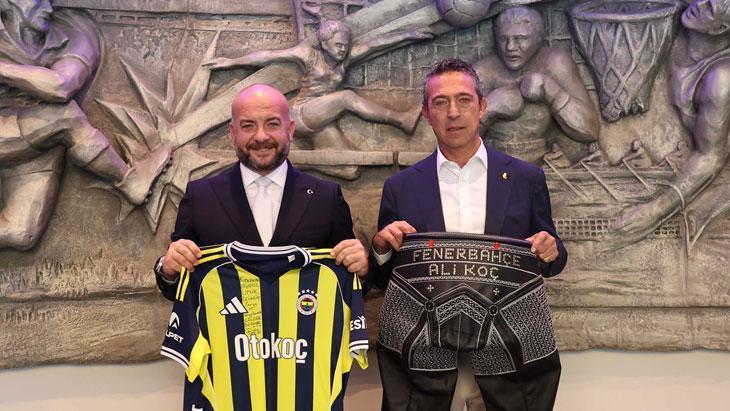 Kırkpınar Ağası Ufuk Özünlü'den Ali Koç'a ziyaret! 1 kirkpinar agasi ufuk ozunluden ali koca ziyaret pVZYOv3I