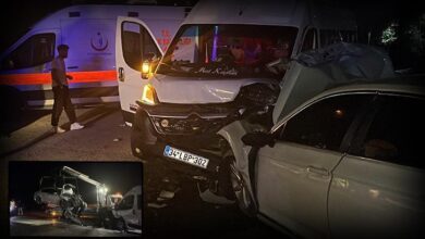 kocaelide feci kaza servis minibusu ile araba carpisti 10 yarali gi1Y65Fe