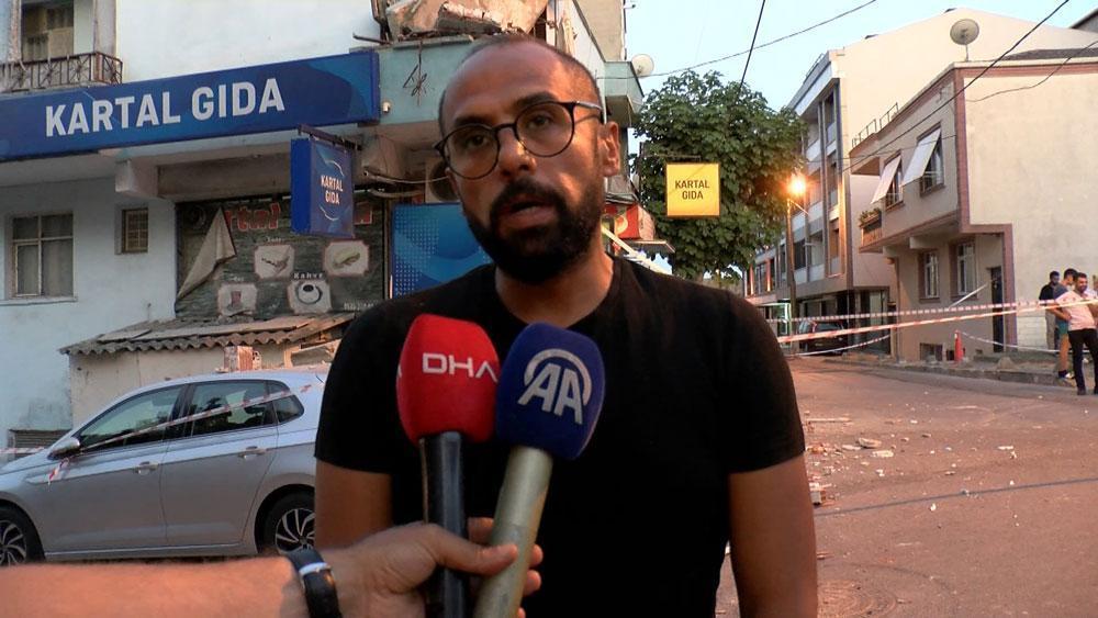 kucukcekmecede balkonu coken bina tahliye edildi 6