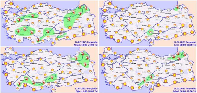 meteoroloji yeni harita paylasti bir ihtar da bakanliktan geldi 9 ile saganak geliyor 0
