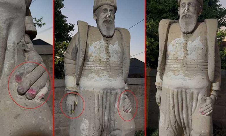 mimar sinana saygisizlik tarihi heykele yapilanlar reaksiyon cekti eKyIPEUP