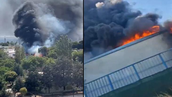 Pendik'te İSKİ'ye ilişkin arıtma tesisinde yangın 1 pendikte iskiye iliskin aritma tesisinde yangin g9Iwe4CV